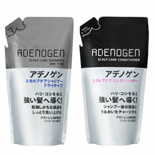 アデノゲン　スカルプケアシャンプー(ドライ）（つめかえ用）310mL＋スカルプケアコンディショナー（つめかえ用）310mLセット